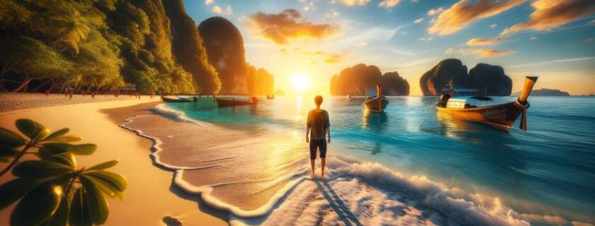 a person's first awe-inspiring experience on one of Thailand's breathtaking islands