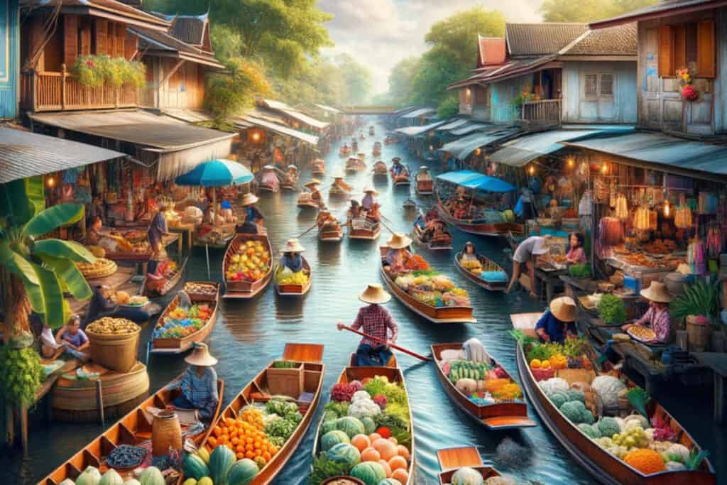Featured Image - Best Floating Markets In Bangkok